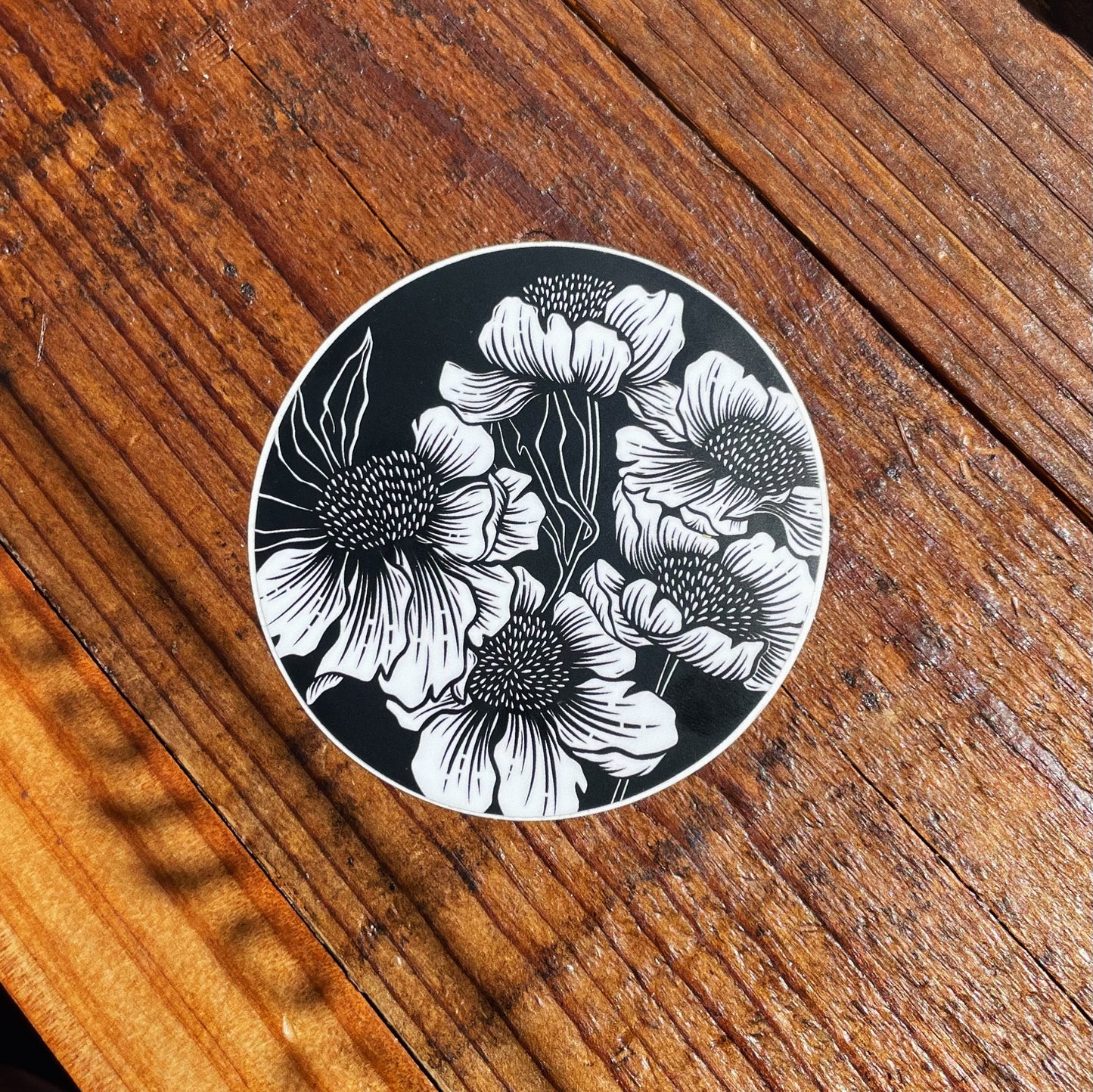 Peony Sticker